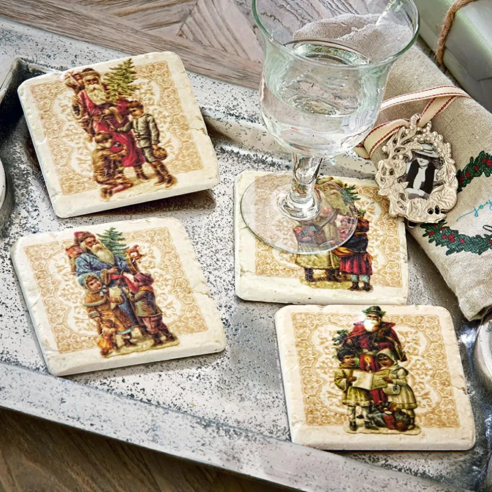 Lot de 4 dessous de verres Cantois