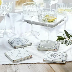 Lot de 4 dessous de verres Emma