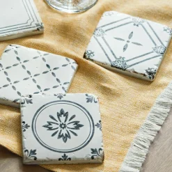 Lot de 4 dessous de verres Emma