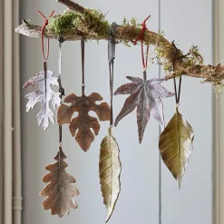 Lot de 6 feuilles décoratives Merel