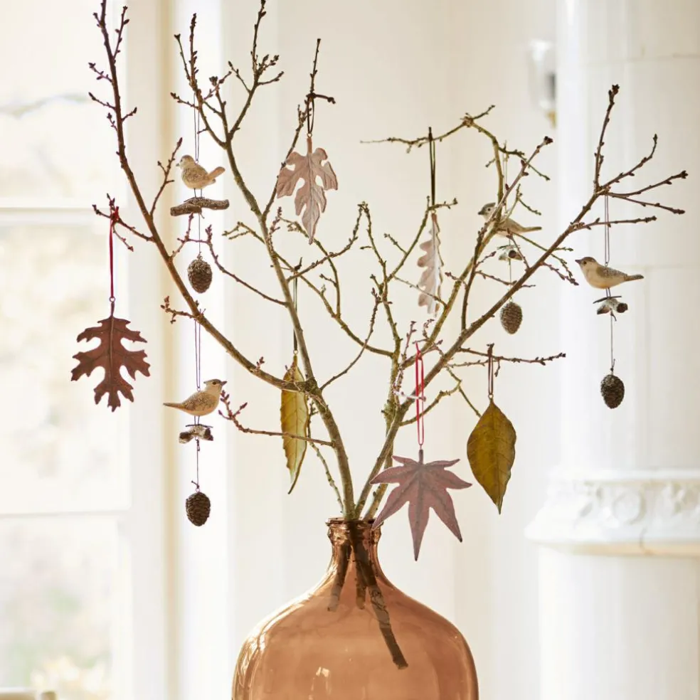 Lot de 6 feuilles décoratives Merel