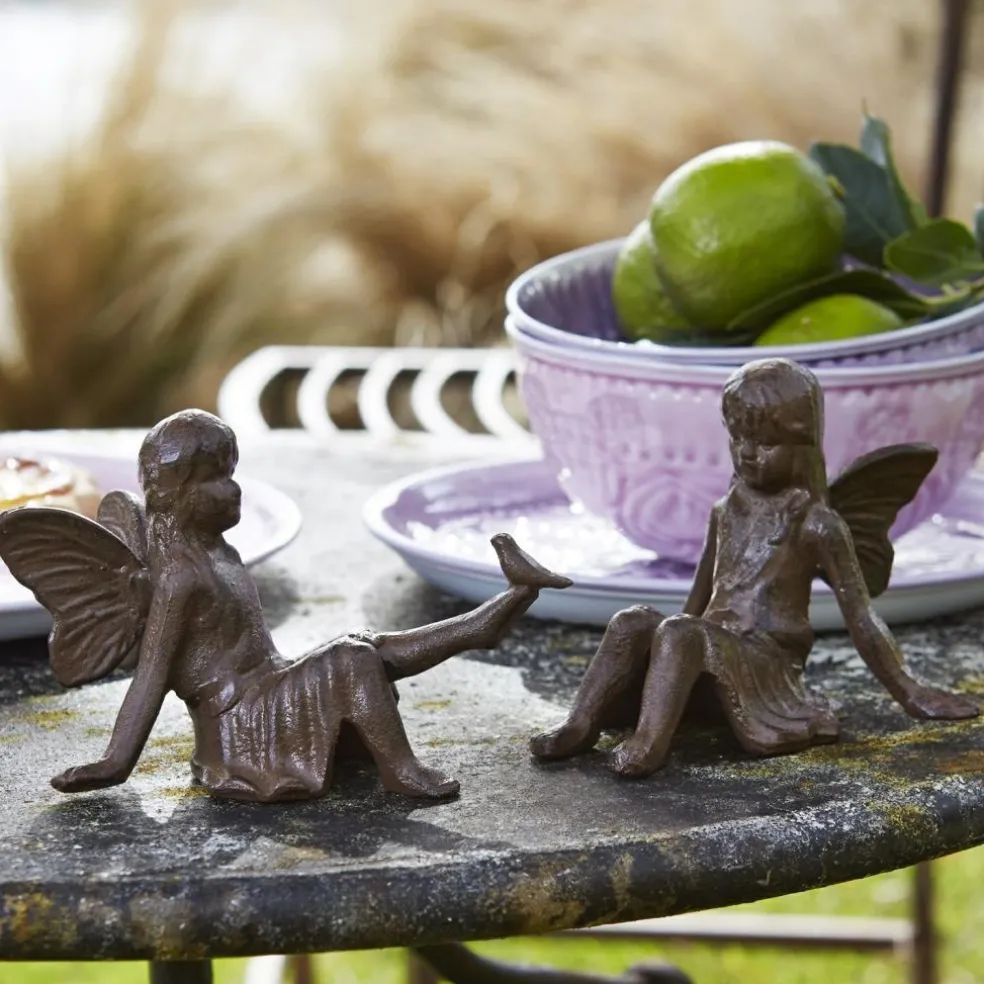 Lot de 2 figurines décoratives Papille