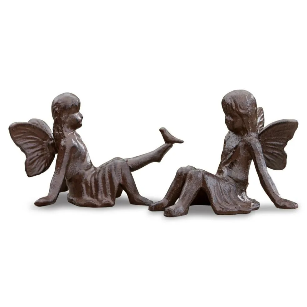 Lot de 2 figurines décoratives Papille