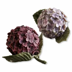 Lot de 2 fleurs décoratives Hortensie
