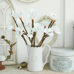 Lot de 6 fleurs décoratives Xivale