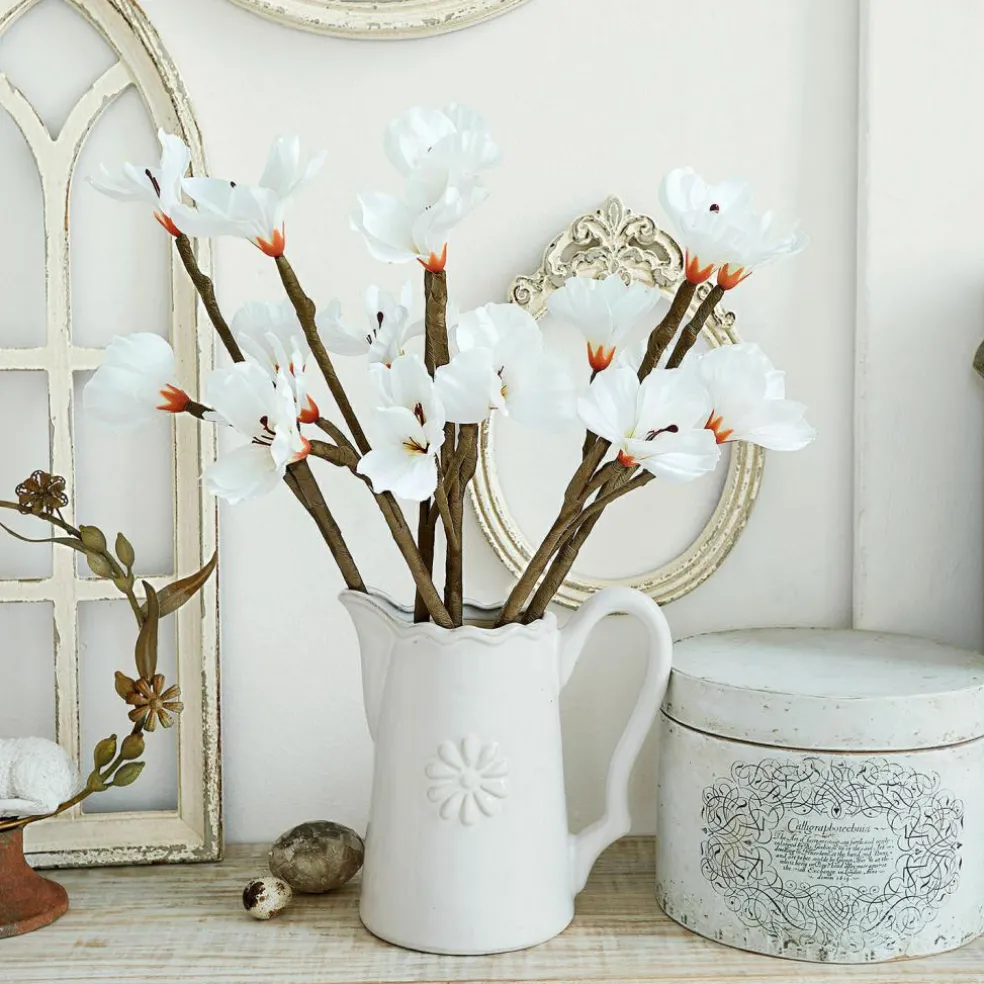 Lot de 6 fleurs décoratives Xivale