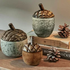 Lot de 3 glands Vibius