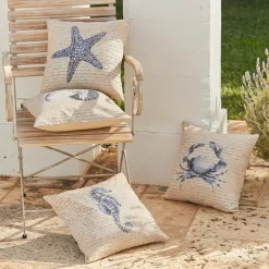 Lot de 4 housses de coussins Sealand