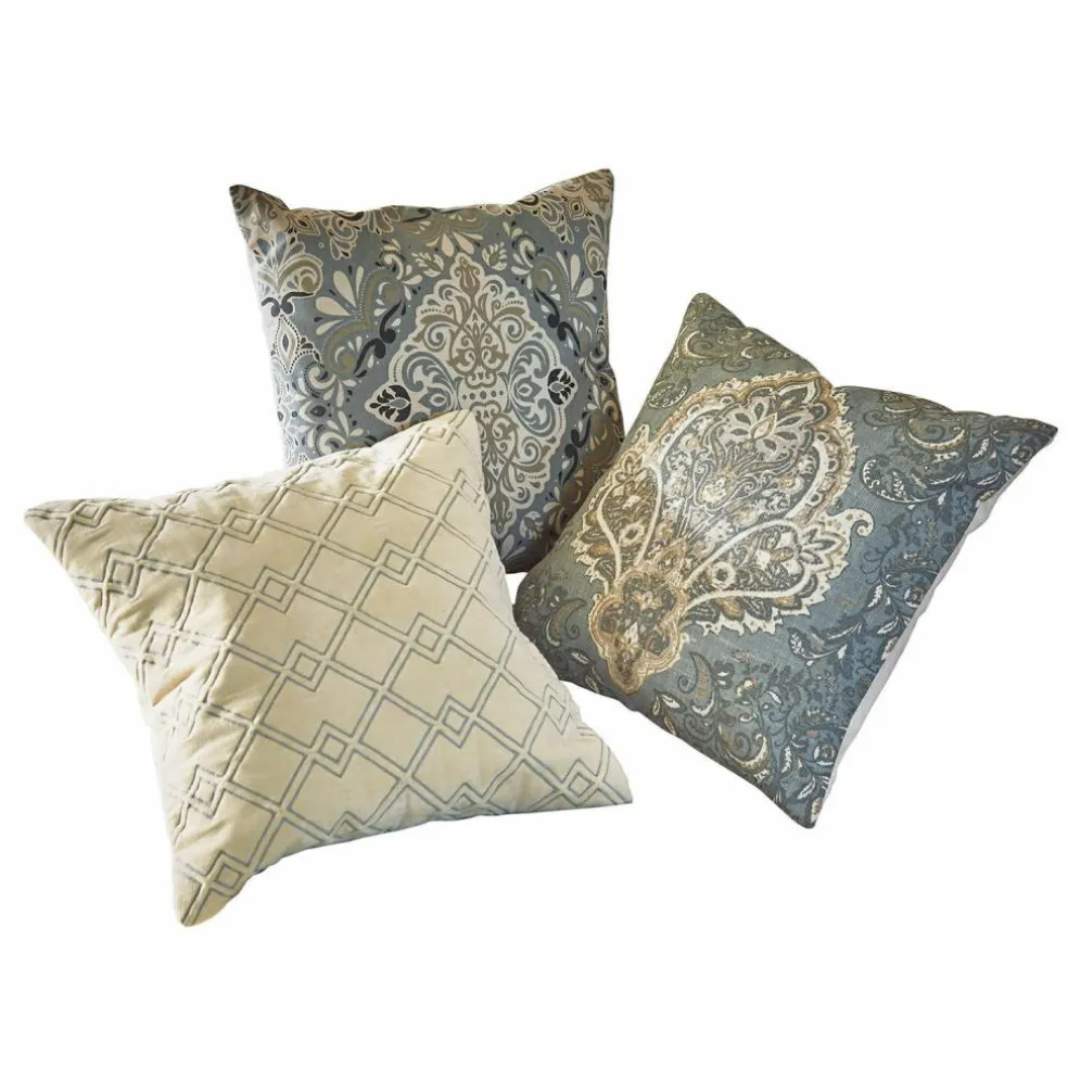 Lot de 3 housses de coussins Madalena