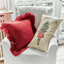 Lot de 2 housses de coussins Christmas Time