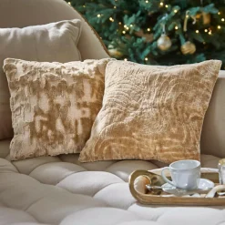 Lot de 2 housses de coussins Doranza