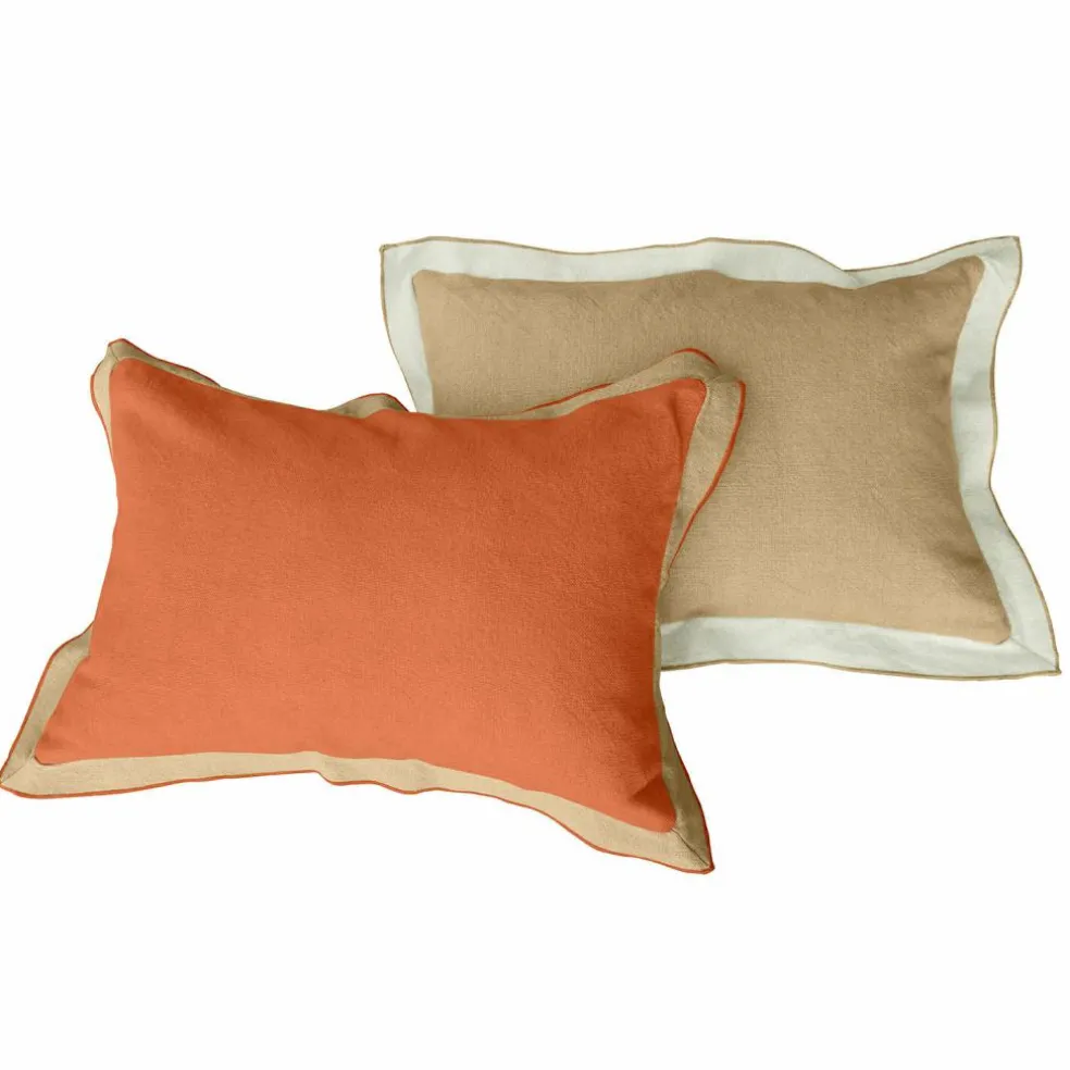 Lot de 2 housses de coussins Florcelles