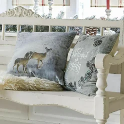 Lot de 2 housses de coussins Christmas is coming