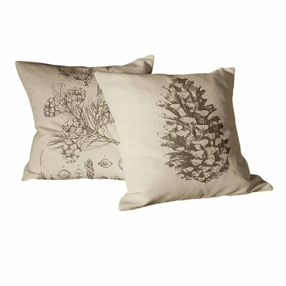Lot de 2 housses de coussins Pinus