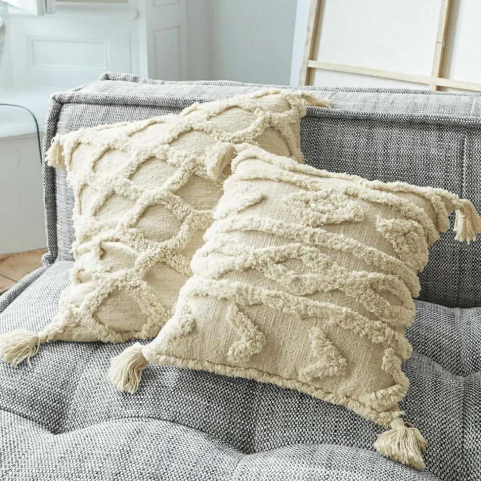 Lot de 2 housses de coussins Linares