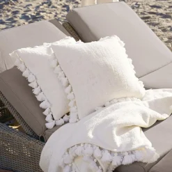 Lot de 2 housses de coussins Peniel