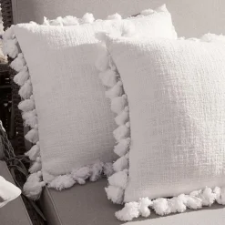 Lot de 2 housses de coussins Peniel