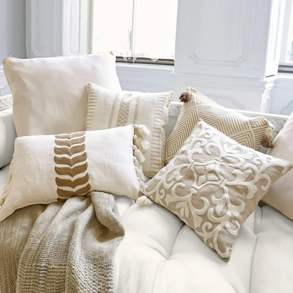 Lot de 4 housses de coussins Olette