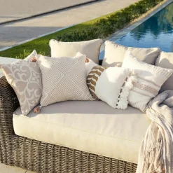 Lot de 4 housses de coussins Olette