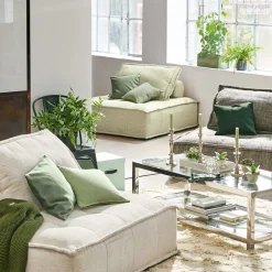 Lot de 3 housses de coussins Alienor