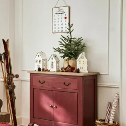 Lot de 3 lanternes LED Village