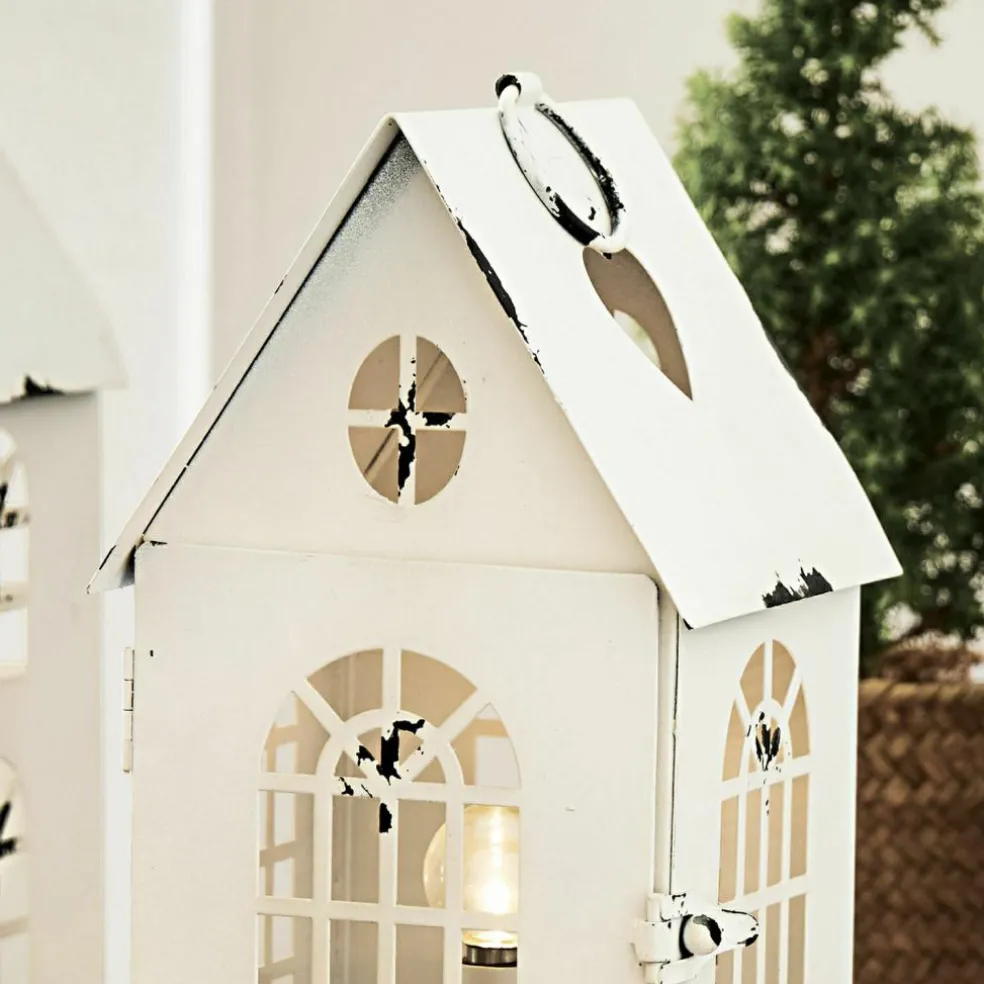 Lot de 3 lanternes LED Village