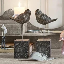 Lot de 2 oiseaux décoratifs Juxivel