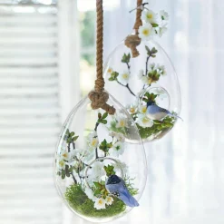 Lot de 2 oiseaux décoratifs Penelopé