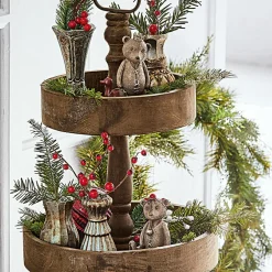 Lot de 2 oursons décoratifs Bonnal