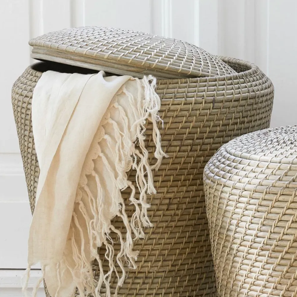 Lot de 2 paniers à linge Nora