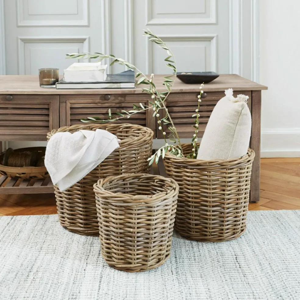 Lot de 3 paniers Avar