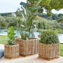 Lot de 3 paniers Chalet