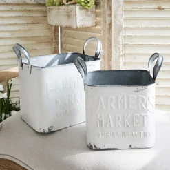 Lot de 2 paniers Market