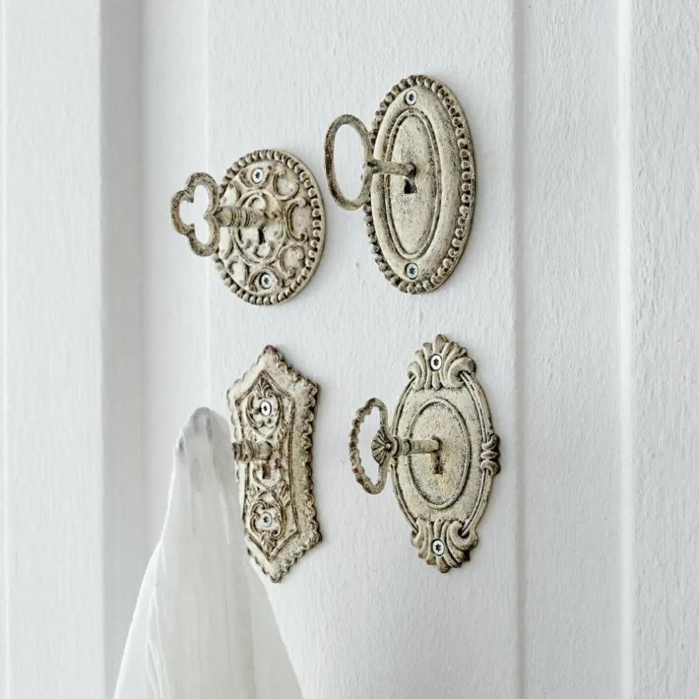 Lot de 4 patères Codrington