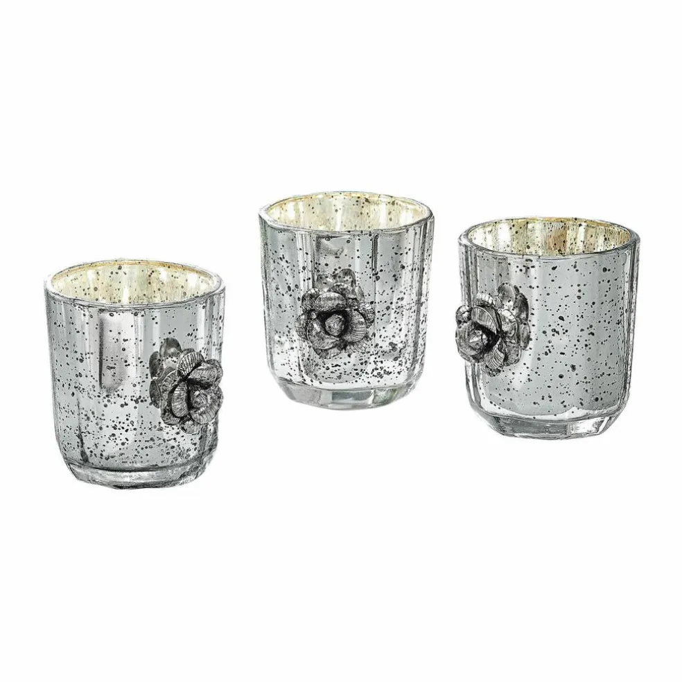 Lot de 3 photophores Alovix