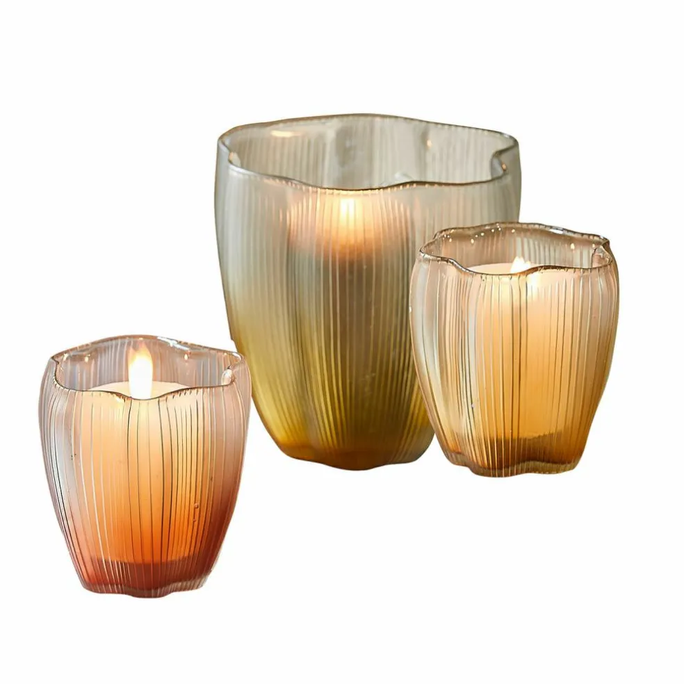 Lot de 3 photophores Antoinelle