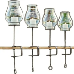 Lot de 4 photophores Calindra