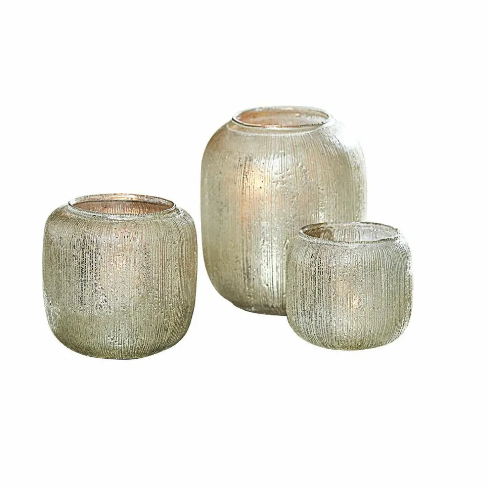 Lot de 3 photophores Clioneth