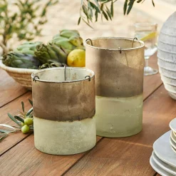 Lot de 2 photophores Drinesto