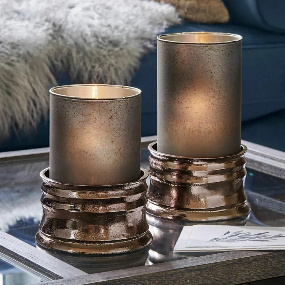 Lot de 2 photophores Eirun