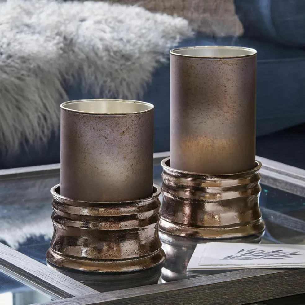 Lot de 2 photophores Eirun