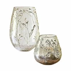 Lot de 2 photophores Elorisse