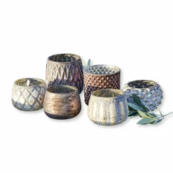 Lot de 6 photophores Fajolle