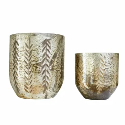 Lot de 2 photophores Filorex