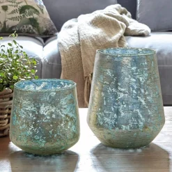 Lot de 2 photophores Gare