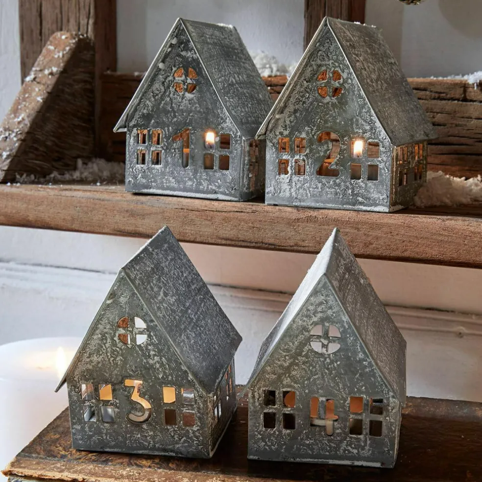 Lot de 4 photophores Ivolere