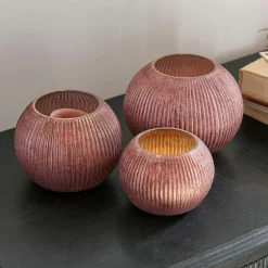 Lot de 3 photophores Jalimeen