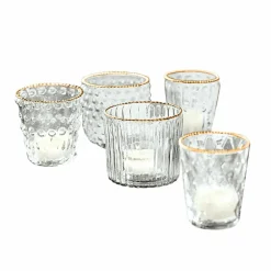 Lot de 5 photophores Jarnac