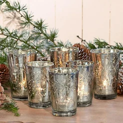 Lot de 6 photophores Latona