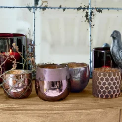 Lot de 4 photophores Marine